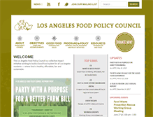 Tablet Screenshot of goodfoodla.org